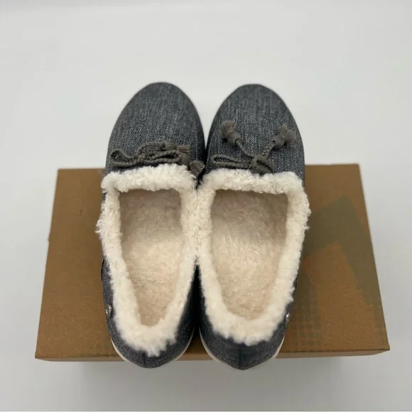 Total Support Orthotic Cozy Gray Slippers Women  Sz6 - Picture 5 of 7